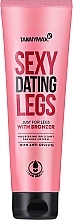 Живильний лосьйон для засмаги ніг, з антицелюлітним ефектом - Tannymaxx Sexy Dating Legs With Bronzer Anti-Celulite Very Dark Tanning + Bronzer — фото N1