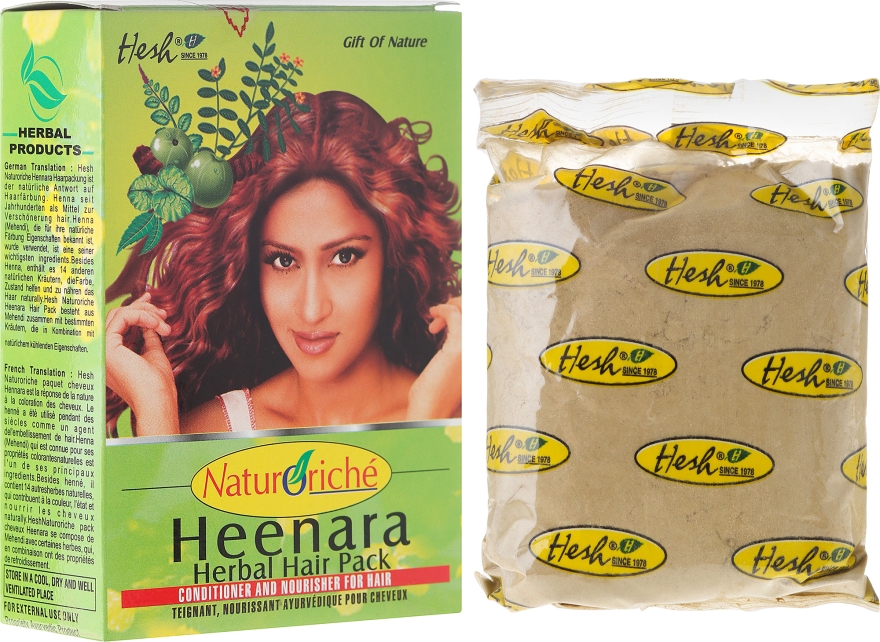 Хна для волосся - Hesh Hennara Herbal Hair Pack — фото N1