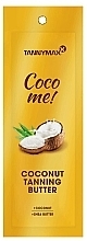 Крем для загара на основе кокосового молочка, масла ши и экстракта какао - Tannymaxx Coco Me! Coconut Tanning Butter (пробник) — фото N1