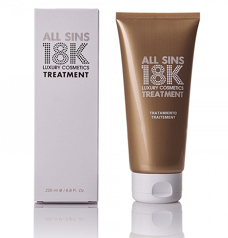 Маска для волос 3 в 1 - All Sins 18K Treatment Hair Mask — фото N1
