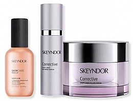 Духи, Парфюмерия, косметика Набор - Skeyndor Corrective (cr/50ml + serum/30 + highlighter/30ml)