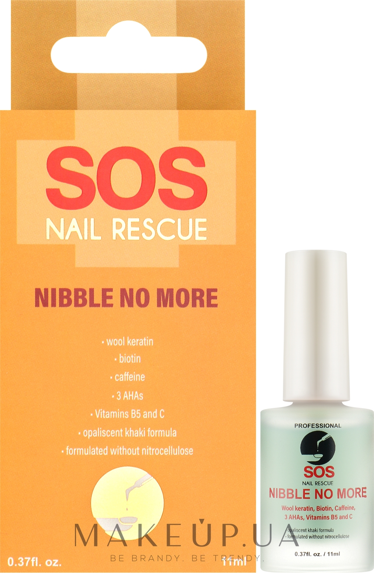 Средство против обкусывания ногтей - SOS Nail Rescue Nibble No More — фото 11ml