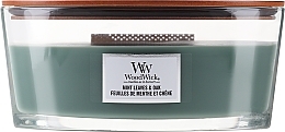 Ароматична свічка - WoodWick Ellipse Mint Leaves & Oak — фото N2