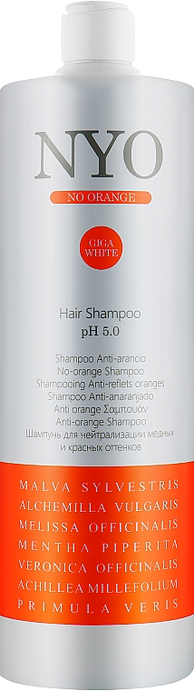Шампунь для нейтралізації мідних і червоних відтінків - Faipa Roma Nyo No Orange Hair Shampoo — фото N2