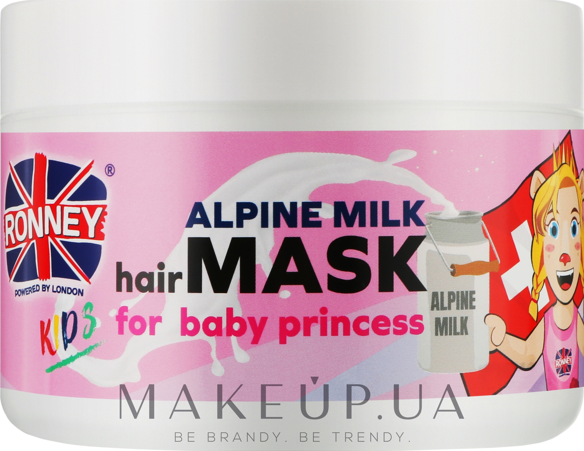 Дитяча маска "Альпійське молоко" - Ronney Professional Kids On Tour To Switzerland Hair Mask — фото 300ml