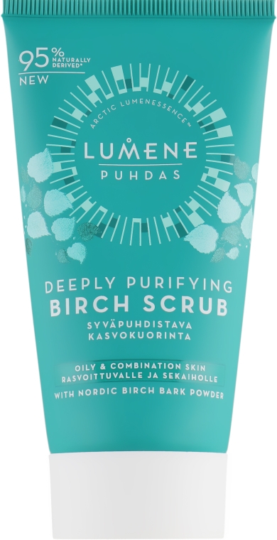 Глубоко очищающий березовый скраб для лица - Lumene Puhdas Deeply Purifying Birch Scrub