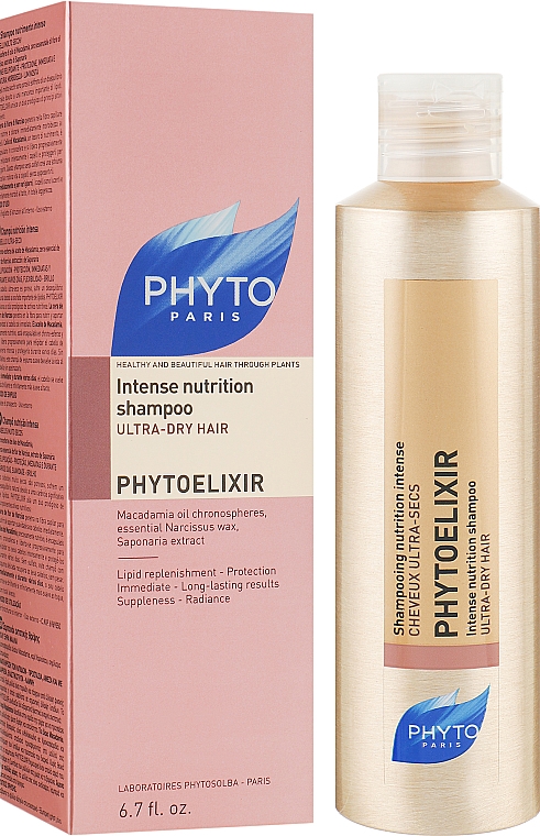 Шампунь "Интенсивное питание" для сухих волос - Phyto Phytoelixir Shampooing Nutrition Intense