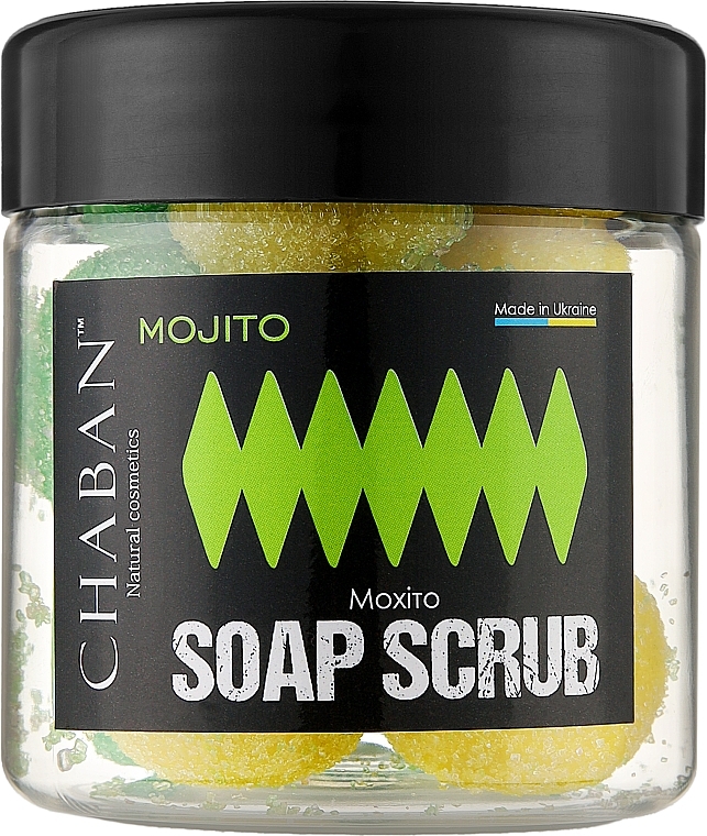 Мыло-скраб для тела "Мохито" - Chaban Natural Cosmetics Scrub Soap — фото N1