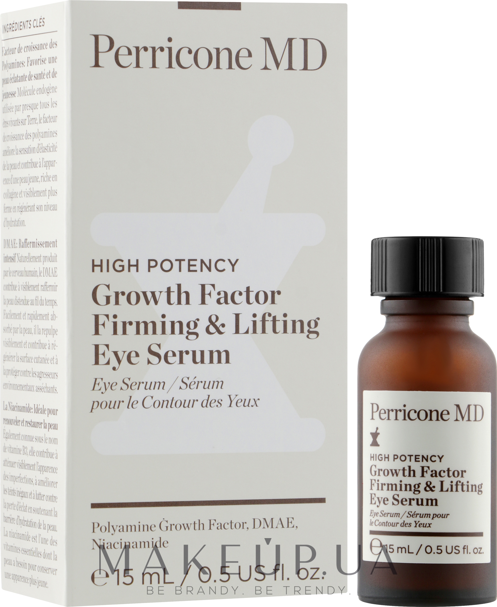 Сыворотка для глаз - Perricone MD High Potency Growth Factor Firming & Lifting Eye Serum — фото 15ml