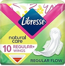 Парфумерія, косметика Гігієнічні прокладки, 10 шт - Libresse Natural Care Ultra Normal