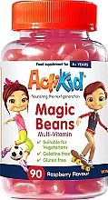 Мультивітаміни "Чарівні боби", малина - ActiKid Magic Beans Multi-Vitamin Raspberry — фото N1