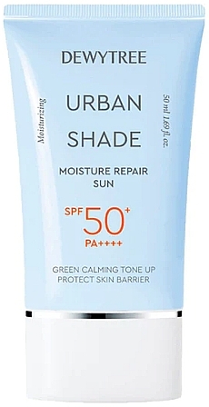 Зволожувальний відновлювальний сонцезахисний крем - Dewytree Urban Shade Moisture Repair Sun SPF50+ PA++++ — фото N1