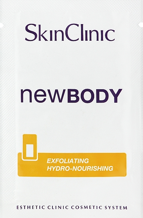 Скраб для тіла - SkinClinic New Body Exfoliating Hydro-Nourishing (пробник) — фото N1