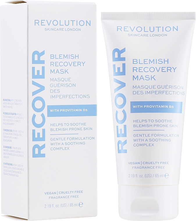 Нічна відновлювальна маска для обличчя для проблемної шкіри - Revolution Skincare Recover Blemish Recovery — фото N2