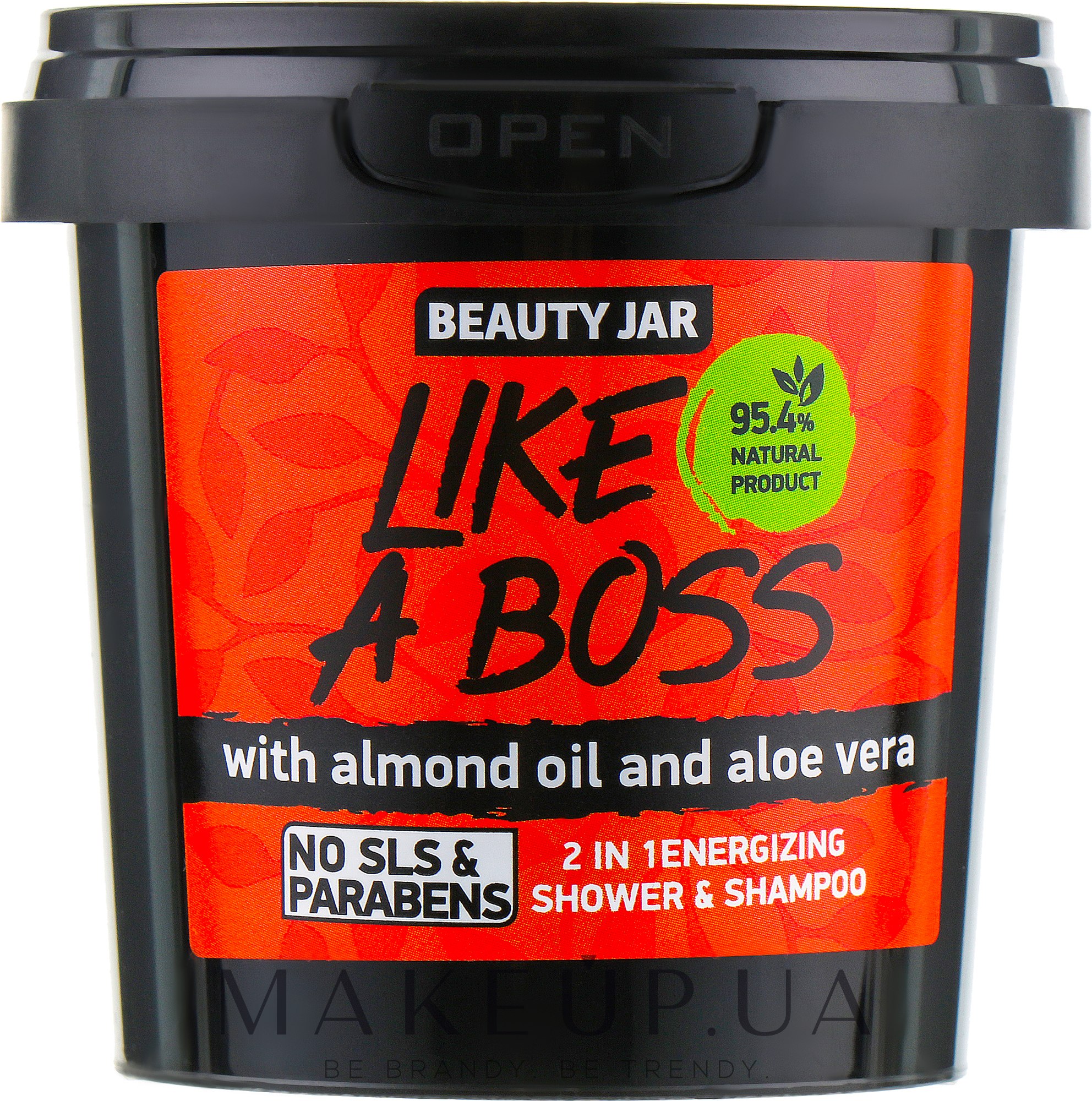 Шампунь-гель для душа "Like A Boss" - Beauty Jar 2 in 1 Energizing Shower & Shampoo — фото 150g