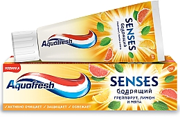 Зубная паста "Энергия грейпфрута" - Aquafresh Senses — фото N2
