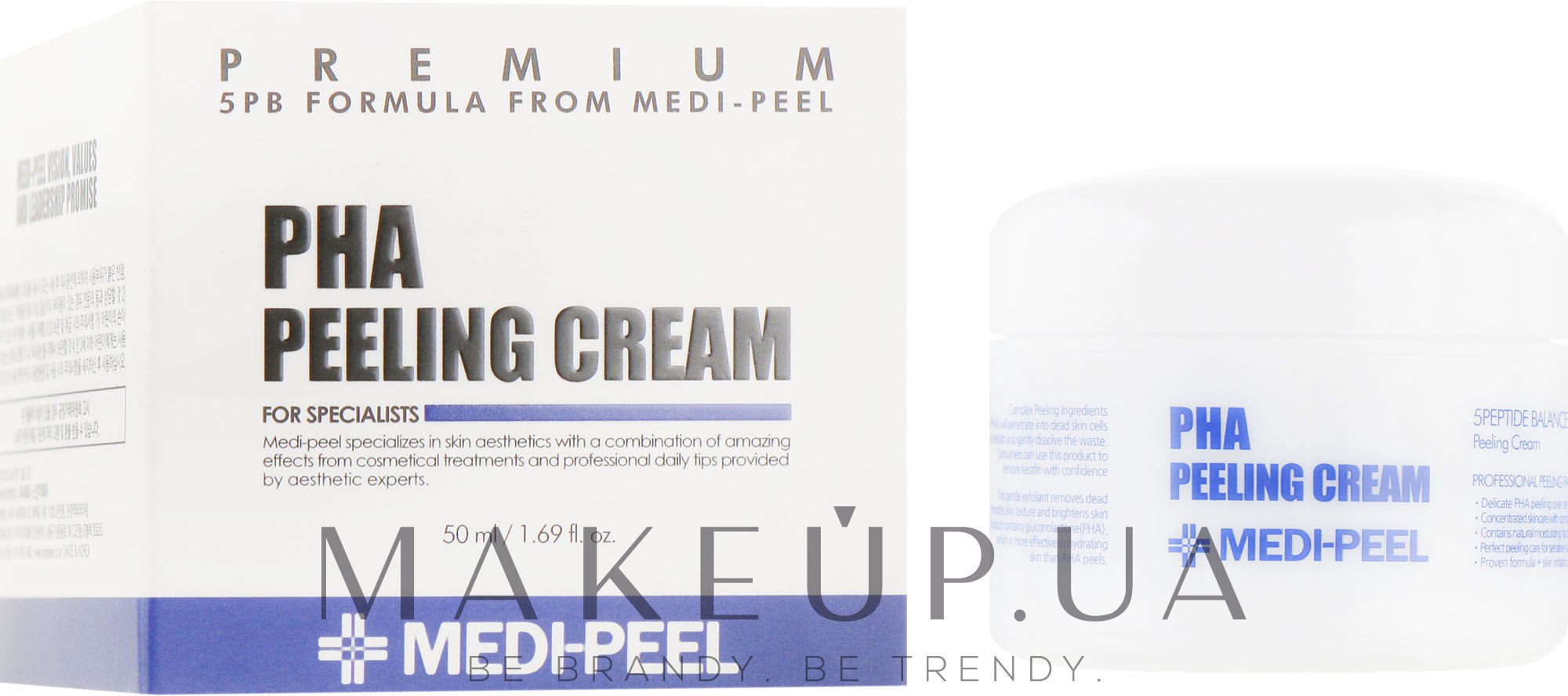 Крем-пілінг для обличчя з PHA-кислотами - Medi-Peel PHA Peeling Cream — фото 50ml