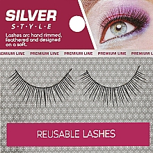 Парфумерія, косметика Вії накладні, довгі, натурал, FR 204 - Silver Style Eyelashes