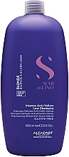 Парфумерія, косметика Шампунь для світлого або знебарвленого волосся - AlfaParf Milano Semi Di Lino Blonde Intense Anti-Yellow Low Shampoo