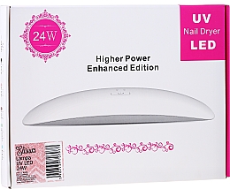 Лампа UV/LED, белая - Elisium Uv Led Nail Dryer 24W — фото N2