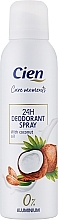 Парфумерія, косметика Дезодорант-спрей "Кокос" - Cien Care Moments 24H Deodorant Spray