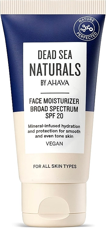 Крем для обличчя - Ahava Dead Sea Naturals Face Moisturizer SPF20 — фото N1