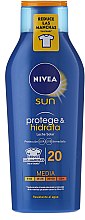 Солнцезащитный увлажняющий лосьон для тела - NIVEA Sun Protect & Moisture Sun Lotion SPF20 — фото N5