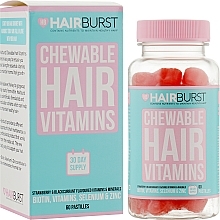 УЦІНКА Жувальні вітаміни для росту та зміцнення волосся - Hairburst Chewable Hair Vitamins * — фото N2