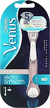 Бритва з 1 змінною касетою - Gillette Venus Extra Smooth Platinum — фото N1