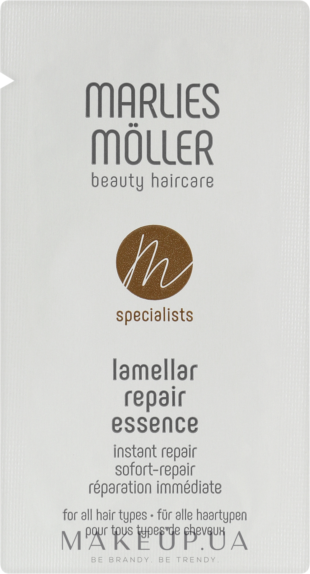 Ламелярная восстановительная эссенция - Marlies Moller Specialist Lamellar Repair Essence (пробник) — фото 3ml