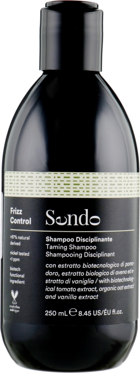 Увлажняющий шампунь для вьющихся волос - Sendo Frizz Control Taming Shampoo