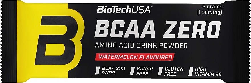 Комплекс аминокислот в порошке "Арбуз" - BioTechUSA BCAA Zero Watermelon Amino Acid Drink Powder — фото N1