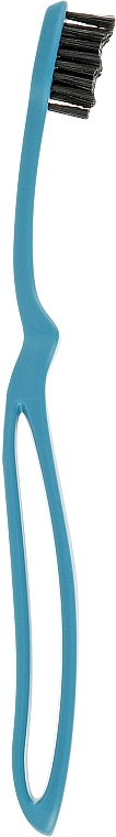 Зубная щетка «Луп Блек Вайтенинг», голубая - Megasmile — фото N2