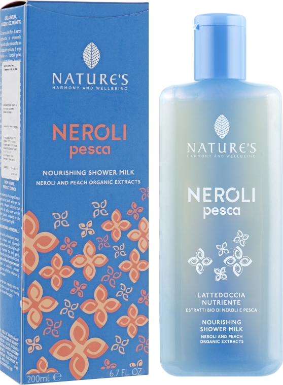 Молочко для душа с экстрактами нероли и персика - Nature's Neroli Pesca Nourishing Shower Milk