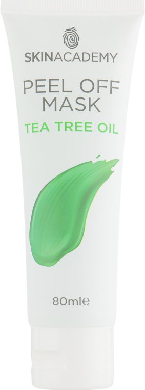 Маска для лица с маслом чайного дерева - Skin Academy Peel Off Mask Tea Tree Oil — фото N2