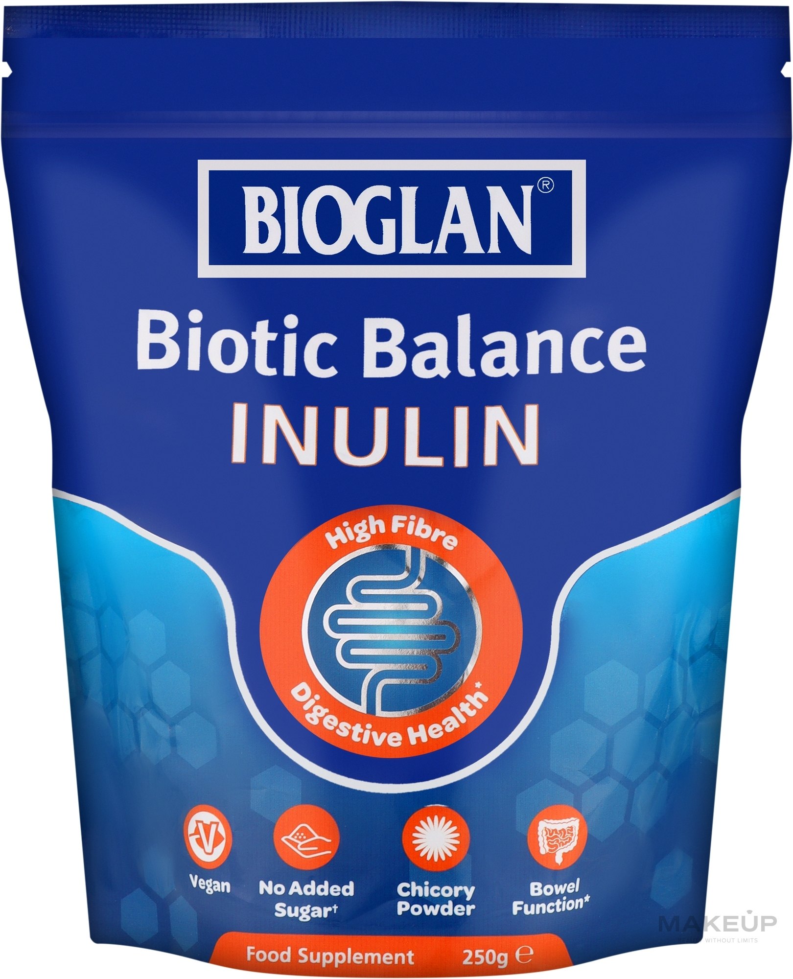 Харчова добавка "Inulin" - Bioglan — фото 250g