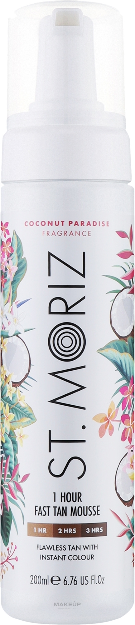 Автобронзат-мусс для экспресс загара - St.Moriz Fast Tan Coconut Paradise — фото 200ml