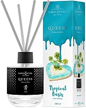 Аромадиффузор "Тропический оазис" - Tasotti Queens Home Perfume Tropical Oasis Reed Diffuser — фото N1