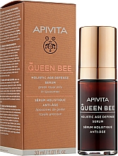 Сиворотка для комплексного захисту від старіння шкіри - Apivita Queen Bee Holistic Age Defense Serum — фото N2