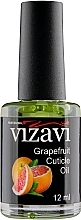 Олія для кутикули "Грейпфрут" - Vizavi Professional Grapefruit Cuticle Oil — фото N1