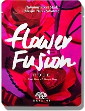 Духи, Парфюмерия, косметика Увлажняющая тканевая маска для лица с розой - Origins Flower Fusion Rose Hydrating Sheet Mask