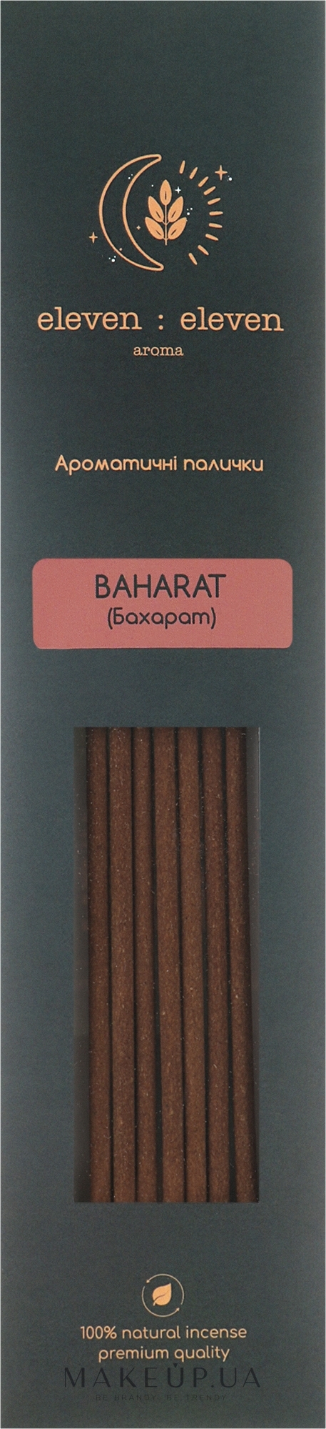 Аромапалочки "Бахарат" - Eleven Eleven Aroma Baharat Aroma Sticks — фото 10шт