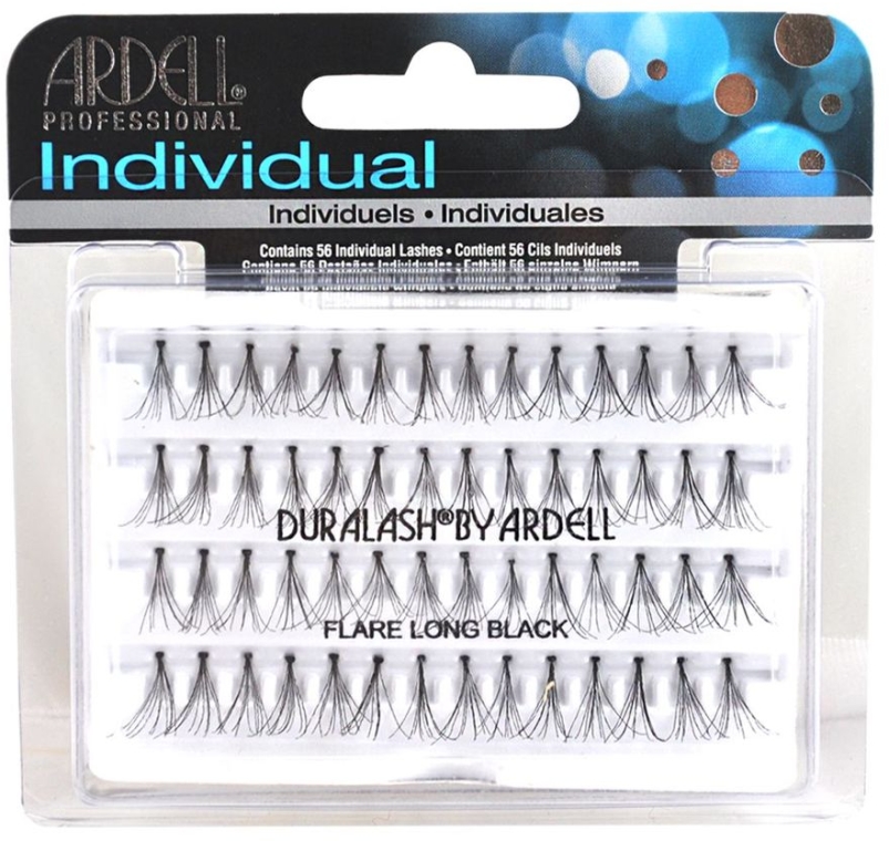 Набор пучковых ресниц - Ardell Individual Flare Long Black Lashes — фото N2