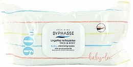 Дитячі вологі серветки, 90 шт. - Byphasse Baby Cleansing Wipes Face and Body — фото N1