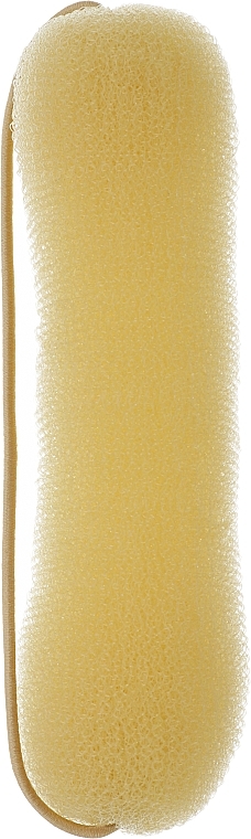 Валик для прически, с резинкой, 150 мм, светлый - Lussoni Hair Bun Roll Yellow — фото N1