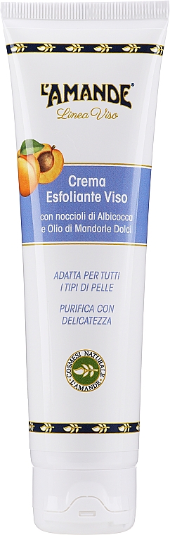 Відлущувальний крем-пілінг для обличчя - L'Amande Linea Viso Facial Exfoliating Cream — фото N2