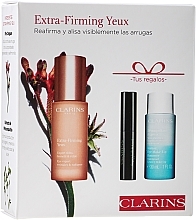 Духи, Парфюмерия, косметика Набор - Clarins Extra Firming Yeux Set (eye/serum/15ml + f/cl/30ml + masc/3ml)