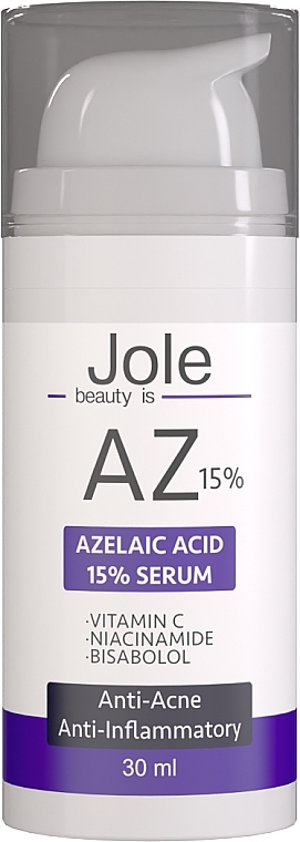 Сироватка для обличчя від акне з азелаїновою кислотою 15% - Jole Anti Acne Azelaic 15 % Acid Serum — фото N1