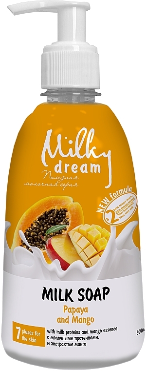 Рідке мило "Папая і манго" (флакон) - Milky Dream — фото N1