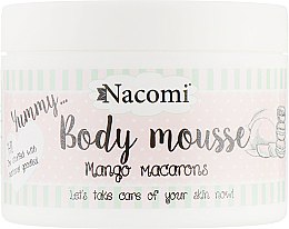 Мус для тіла "Манговий макарун" - Nacomi Body Mousse — фото N2
